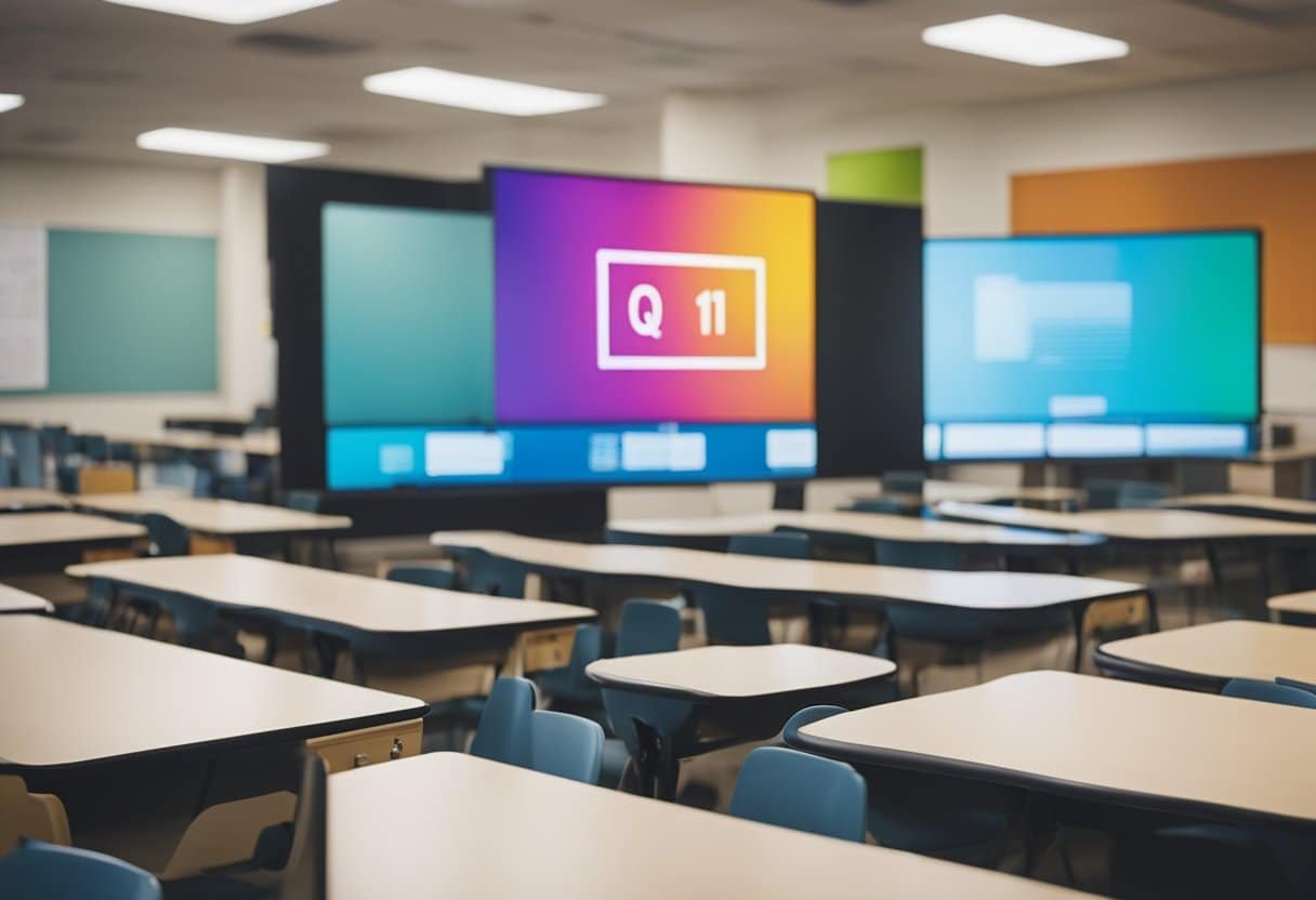 A colorful digital platform Q10 enhances conceptual and procedural learning in a classroom setting