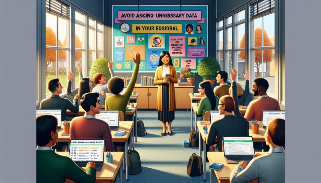 Evita pedir datos innecesarios en tu institución educativa 8 Evita pedir datos innecesarios en tu institución educativa